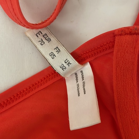 Change orange underwire bikini top size E eur70 (32)w/bottom size eur 40 (m) - Picture 6 of 14